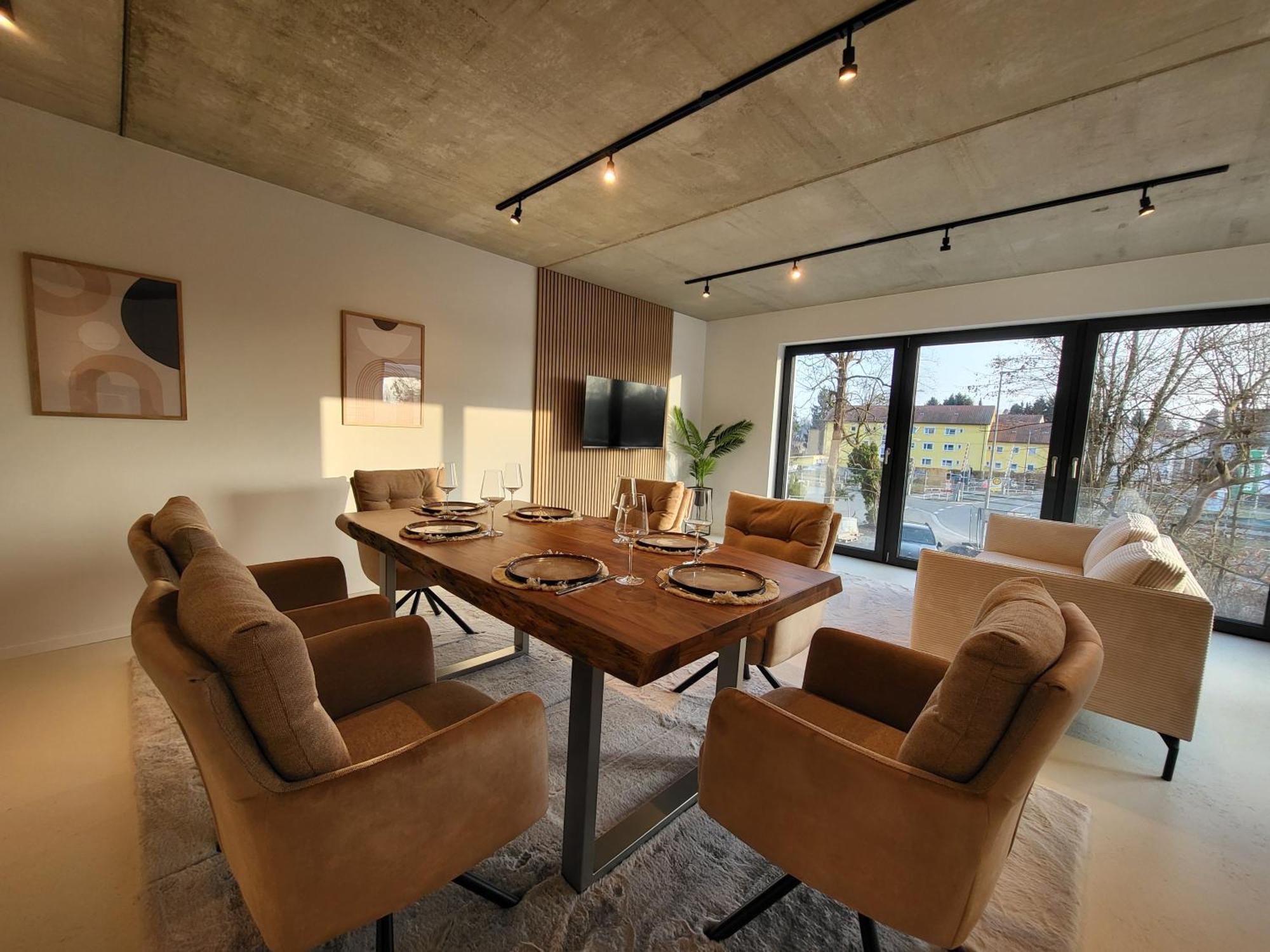 Sioux: Stilvolles Designapartment Am Bodensee Bodolz Esterno foto