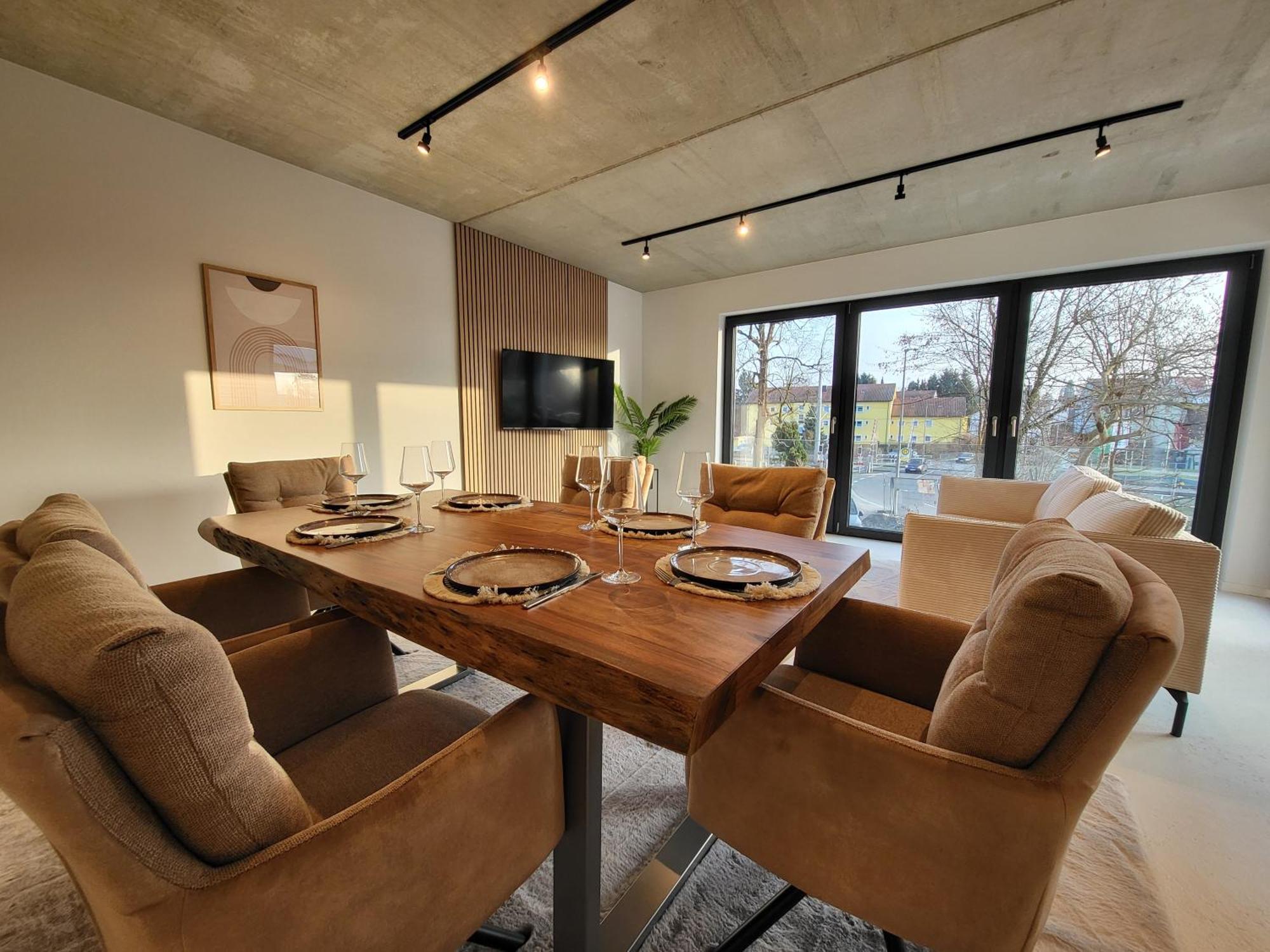 Sioux: Stilvolles Designapartment Am Bodensee Bodolz Esterno foto